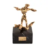 Triton Alado (Triton înaripat) by Salvador Dalí, bronz placat cu aur, offered May 2024