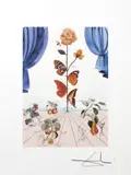 Flordali II by Salvador Dalí, cromolitografie, sold May 2024