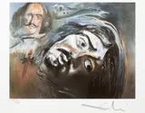 Dali și Velasquez by Salvador Dalí, cromolitografie, sold May 2024
