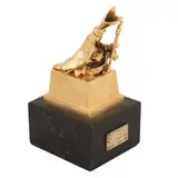 San Narciso de Las Moscas by Salvador Dalí, bronz placat cu aur, offered May 2024