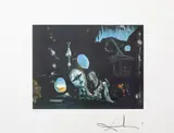 Uraniu și Atomica (Idilă melancolică) by Salvador Dalí, cromolitografie, sold May 2024