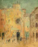 Vladimir (Mirel) Zamfirescu, Veneția, 1987, ulei pe pânză