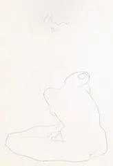 Henry Mavrodin, Nud în contemplare, litografie