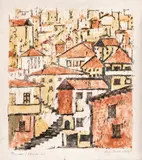Eva Cerbu, Velico Târnovo, 1963, xilogravură