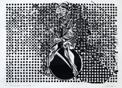 Mircia Dumitrescu, Jocul întâmplării și al evidenței, 1977, serigrafie