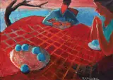 Raul Egon Lebel, La apus (Soleil Couchant)