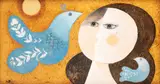 Samy Briss, L'oiseau confident, ulei pe placaj