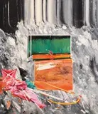 Pavel Grosu, Tennis Court, 2017, ulei pe pânză