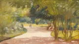 Anton (Tony) Ventzel, Promenadă în parc, 1911