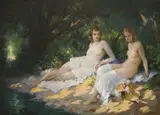 Rudolf Bretschneider, Baigneuse, ulei pe pânză