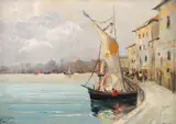 Constion, Veneția, ulei pe carton