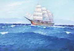 Bricul Mircea by Dimitrie Florian, ulei pe carton, sold Apr 2024