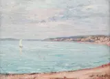 Kimon Loghi, Golf la Balcic, ulei pe carton