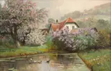 Alois Arnegger, Primăvară, ulei pe pânză