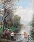 Jules Rene Herve, În parc