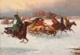 Piotr Stojanov, The Cossacks, oil on canvas