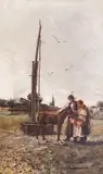 Jaroslav Veshin, To the Well, 1890, oil paints on canvas