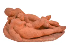 Vaska Emanuilova, The embrace, 70s, terracotta