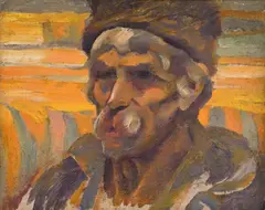 Vladimir Dimitrov-Maystora, Harvester, the '30s, oil on canvas