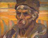Vladimir Dimitrov-Maystora, Harvester, the '30s, oil on canvas