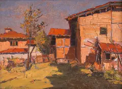 Ivan Trichkov, Summer day, oil on canvas