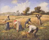 Todor Dimitrov, Harvest, oil on plywood