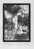 Rumen Skorchev, May (Illustration for „Following the Shadows of the Clouds" by Peyo Yavorov), 1981, etching, mezzotint and zinc
