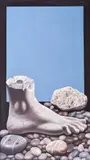 Michalis Garudis, Antiquity, oil on canvas