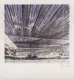 Christo, Over the river, offset lithography