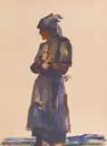 Dechko Uzunov, Woman in traditional costume