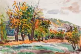 Vaska Emanuilova, In the middle of nature, watercolour on paper