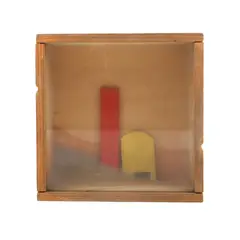 Ion Bitzan, Urmă [din seria Generator de imagini], 1972-1973, lemn și ceară