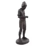 Spiridon Georgescu, Țăran învârtind o țigară, 1921, bronz