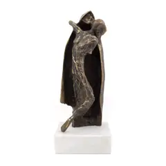 Întoarcerea fiului risipitor by Ion Iancuț, bronz, sold Mar 2024