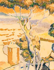 Promenadă la Saint-Tropez by Ion Theodorescu-Sion, cca. 1913, acuarelă pe carton, sold Mar 2024