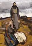 Corneliu Baba, Studiu pentru "1907", 1951, tempera pe carton
