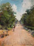 Nicolae Vermont, Drumul spre casă, 1923, ulei pe carton