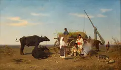Emil Volkers, Popas, 1868, ulei pe pânză
