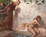 Nicolae Vermont, Baia Suzanei, 1919, ulei pe pânză