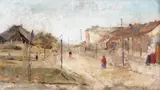 Dimitrie Mihăilescu, Stradă din vechiul Iași, ulei pe pânză