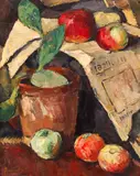 Ion Theodorescu-Sion, Natură statică cu mere și ghiveci