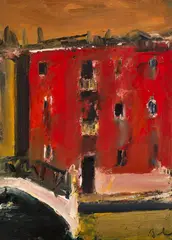 Veneția by Corneliu Baba, anii '70, ulei pe carton, offered Mar 2024