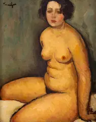 Nicolae Tonitza, Nud, 1927, ulei pe pânză