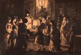 Theodor Aman, Scamatorul, 1874, acvaforte și gravură cu acul