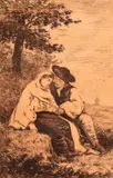 Theodor Aman, Consolația, acvaforte și gravură cu acul