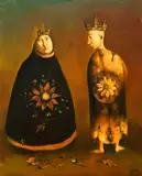 Georges Mazilu, Toamna regilor, 2024, acrilic pe pânză