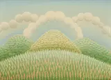 Ivan Rabuzin, Blooming Hills, 1977., oil on canvas
