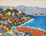 Stipe Nobilo, View of the Sea, oil on canvas