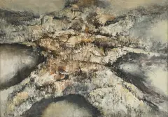 Frano Šimunović, Last Rock, 1981., oil on canvas