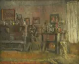 Emanuel Vidović, Split Interior, 1937.-1940., oil on canvas